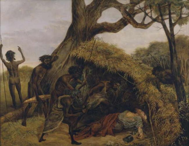  Natives discovering the body of William John Wills